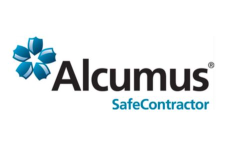 The Alcumus SafeContractor logo.
