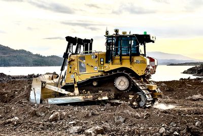 One of the new Cat D7 dozers in the SER fleet