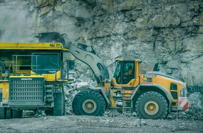 An SER Volvo L260H loading shovel in action