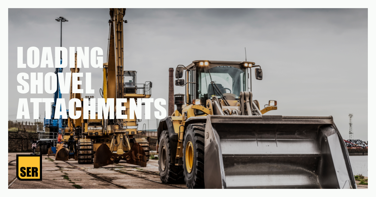 Loading shovel attachments SER