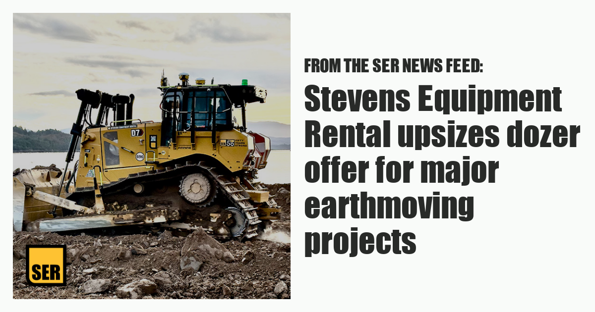 Stevens Equipment Rental upsizes dozer offer for major earthmoving projects