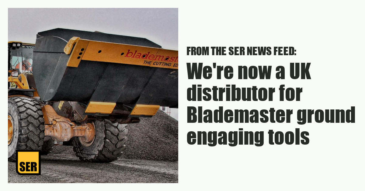 We're now a UK distributor for Blademaster ground engaging tools